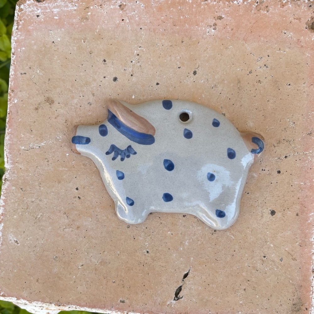 Vintage MA Hadley Pig Ornament